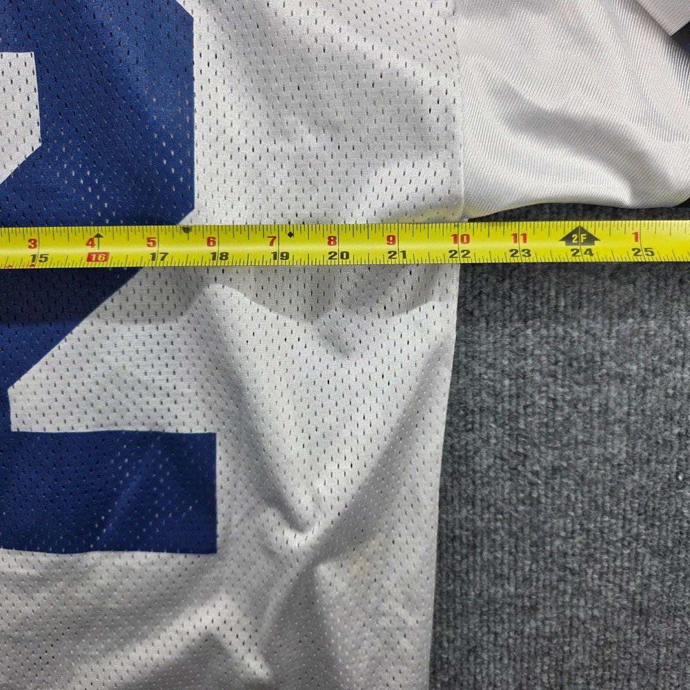 Vintage Logo Athletic Dallas Cowboys Emmitt Smith 22 Jersey Mens Large White 90s - Picture 8 of 9